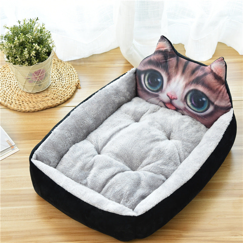 Large Pet Bed Warm Cozy Dog House