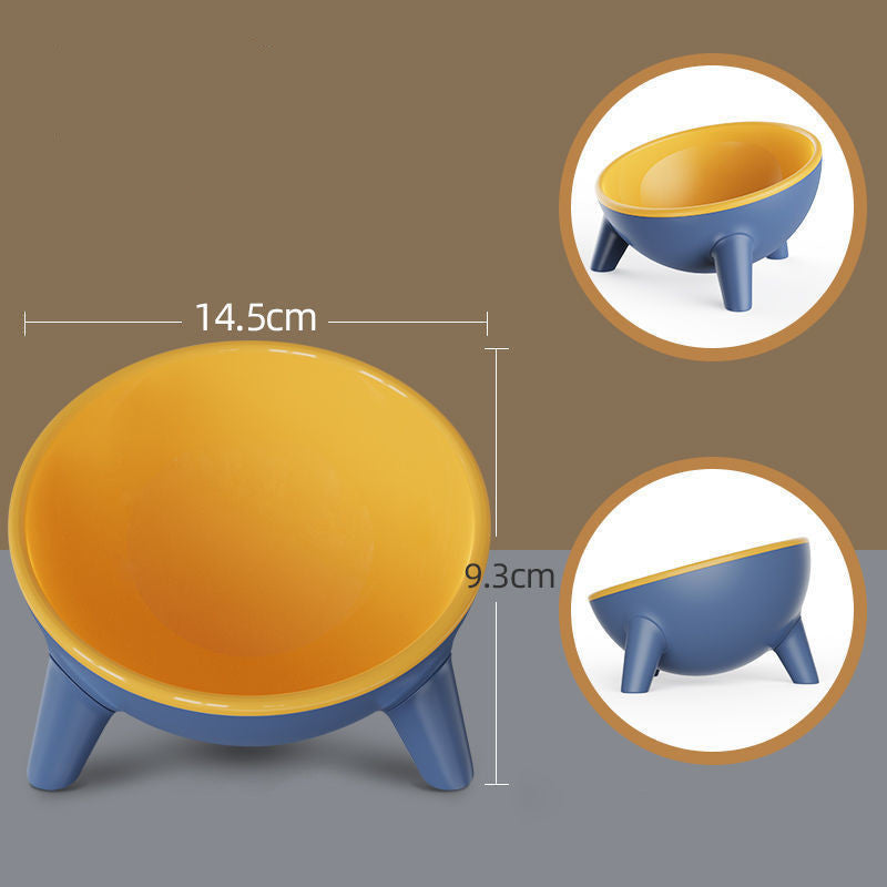 Cat Dog With Stand Pet Feeding Food Bowls