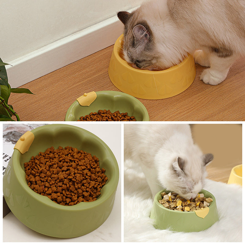 Plastic Pet Dish Indoor Pet Double Bowl