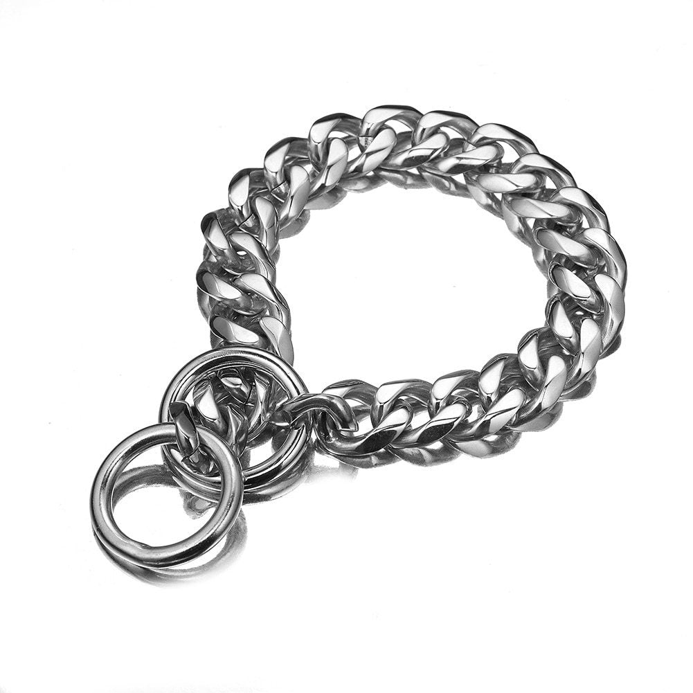 Pet supplies dog chain P chain stainless steel collar