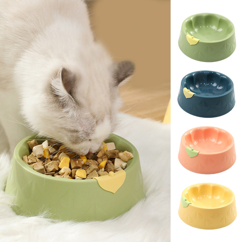 Plastic Pet Dish Indoor Pet Double Bowl