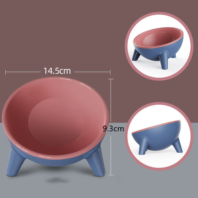 Cat Dog With Stand Pet Feeding Food Bowls