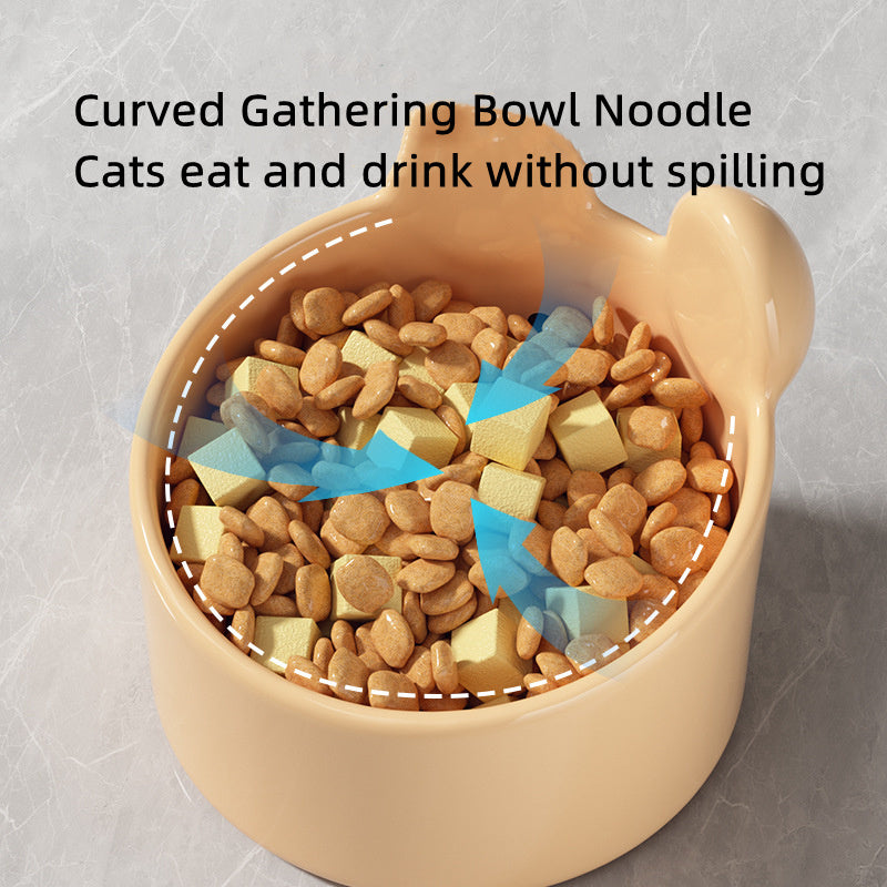 Household Pet Ceramic Large Caliber Bowls