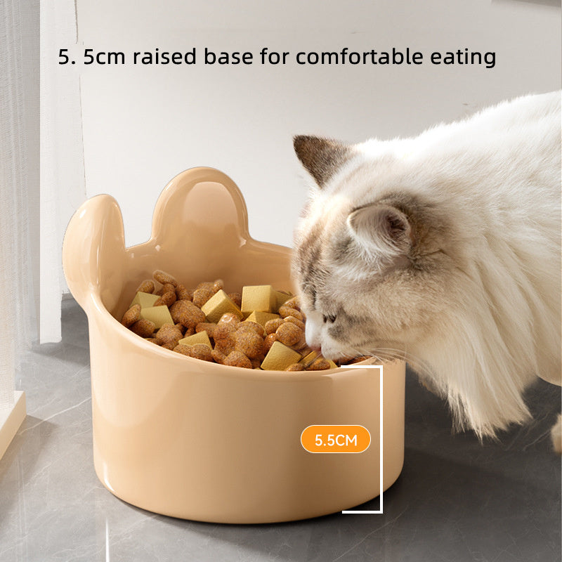 Household Pet Ceramic Large Caliber Bowls